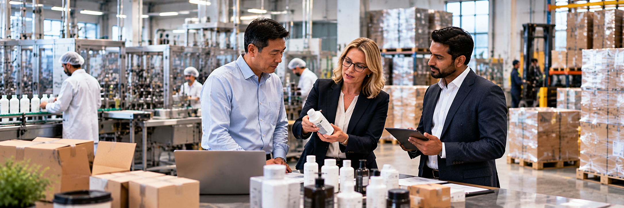 Supplier Partnership and Distribution Handshake